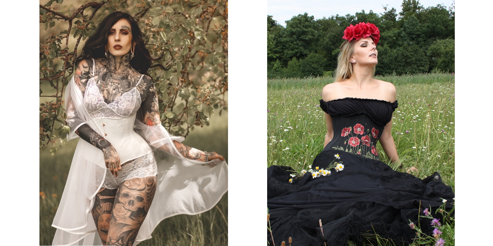 Korsett als leiderschaftliche Unterwäsche und ausdrucksstarke Mode