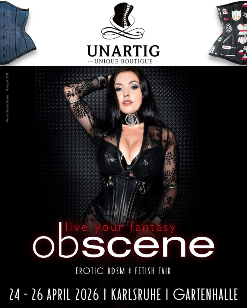 Flyer obscene Messe Karlsruhe 24. - 26.04.26